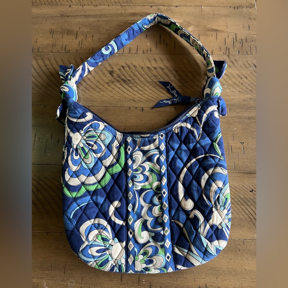 Vera Bradley Mediterranean Blue Retired Pattern Olivia Style Bag